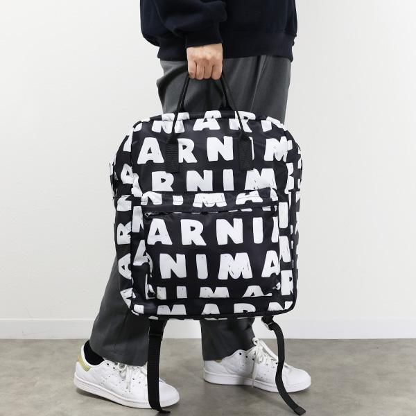 MARNI（マルニ） Logo Backpack リュックサック バックパック ロゴ