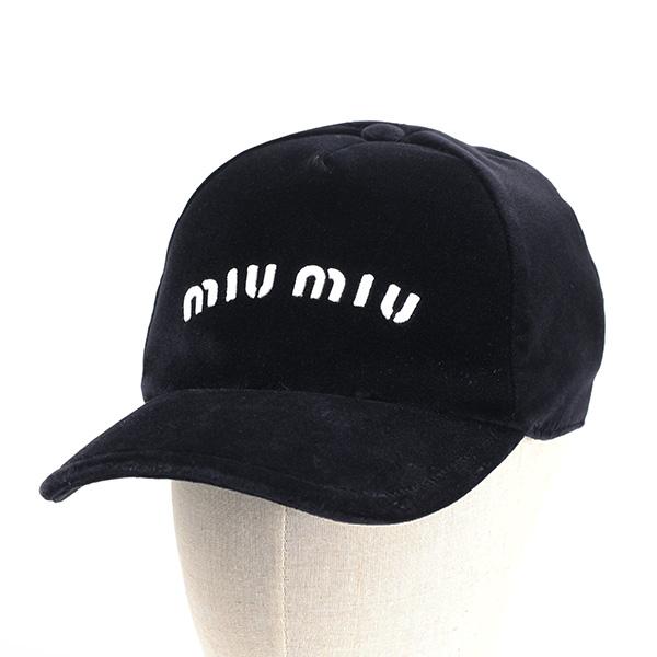 miu miu（ミュウミュウ） Velvet Baseball Cap ベースボールキャップ