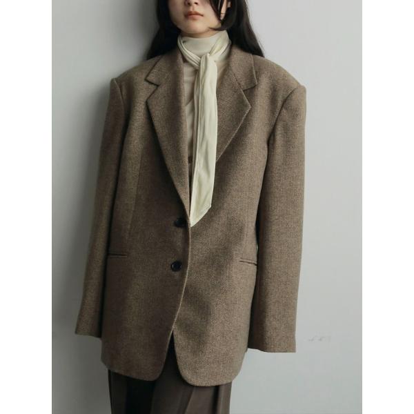 anuke（アンヌーク） 即日発送 Herringbone Wool Jacket 62520107