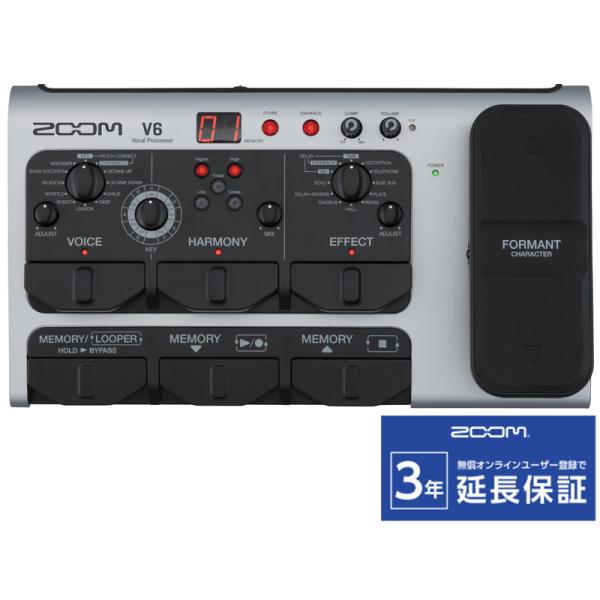 ズーム（zoom） ZOOM V6-SP ボーカルエフェクター : マークス