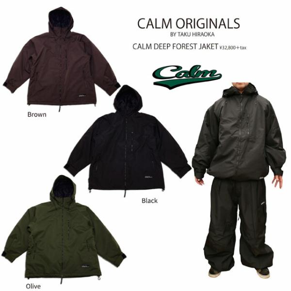 24-25 CALM【カーム】DEEP FOREST JACKET スノーボード ウェア【正規品