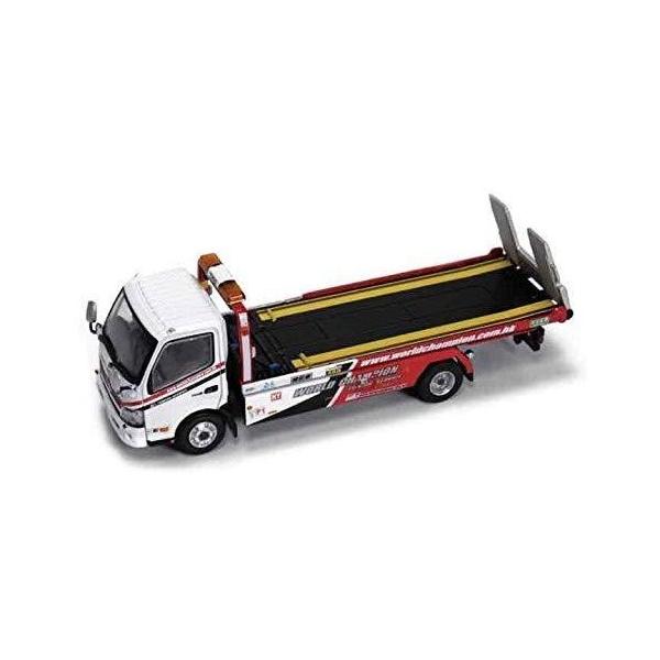 タイニーTINY 日野300 積載車 キャリアカー フラットベッド 1/64