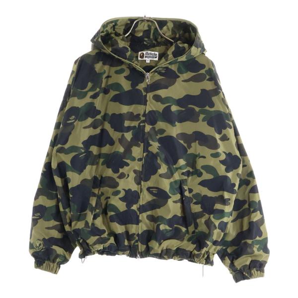 A BATHING APE（アベイシングエイプ） カモフラ ジップアップ ナイロン