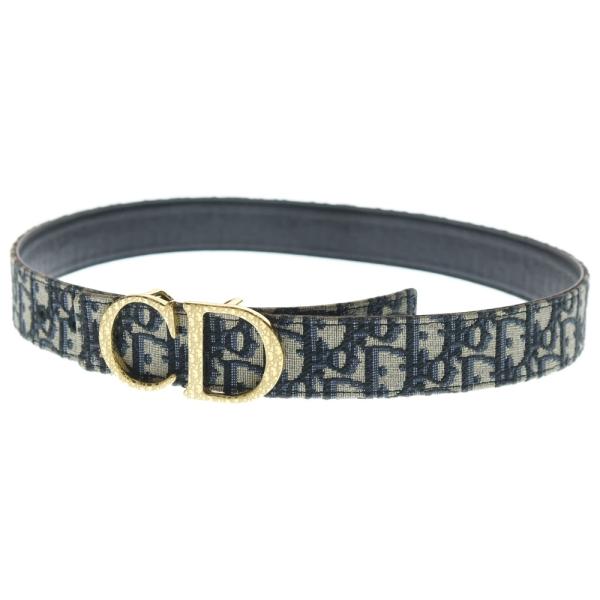 DIOR ディオール CD Icon Oblique Jacquard Leather Belt CDアイコン