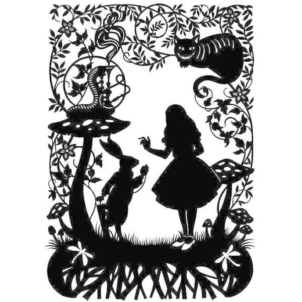 額付 アートポスター アートフレーム 不思議の国のアリスデザインNO-21