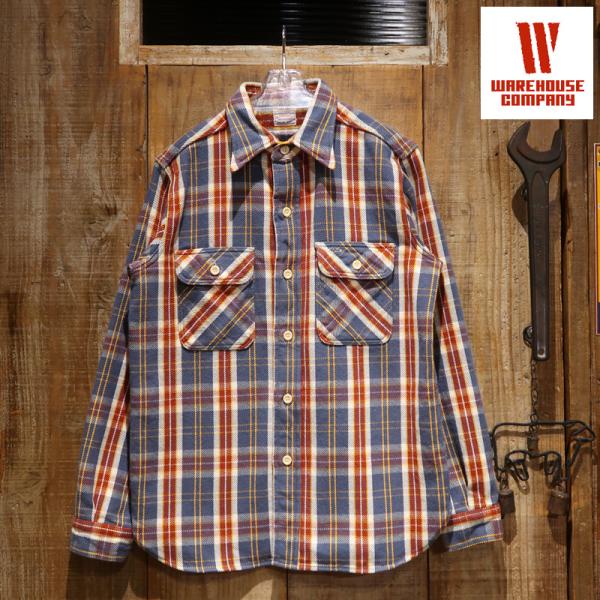 WAREHOUSE（ウエアハウス） 【送料無料】 “Lot.3104 FLANNEL SHIRT F柄