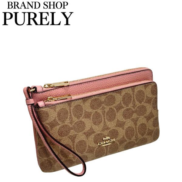 COACH（コーチ） 国内発送 財布 レディース ポーチ シグネチャー