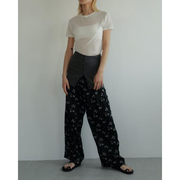 anuke（アンヌーク） Flower Jacquard Pants 即納 SALE : RAPTURE