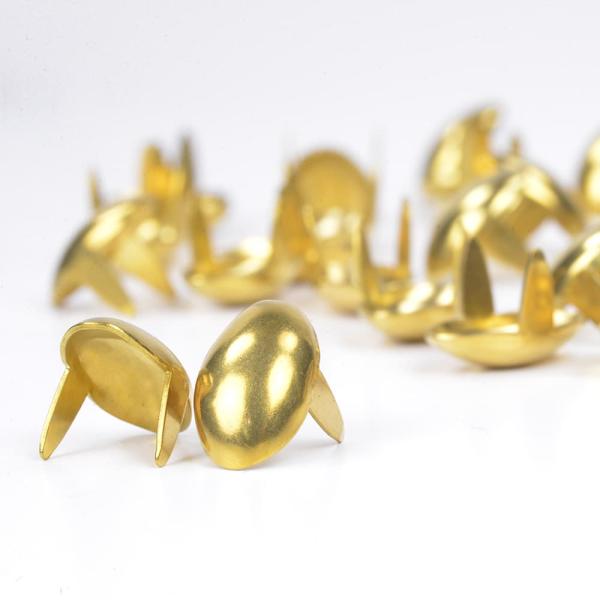 楕円 スタッズ 2爪 エクスプレススポッツ [ ソリッドブラス / 16mm