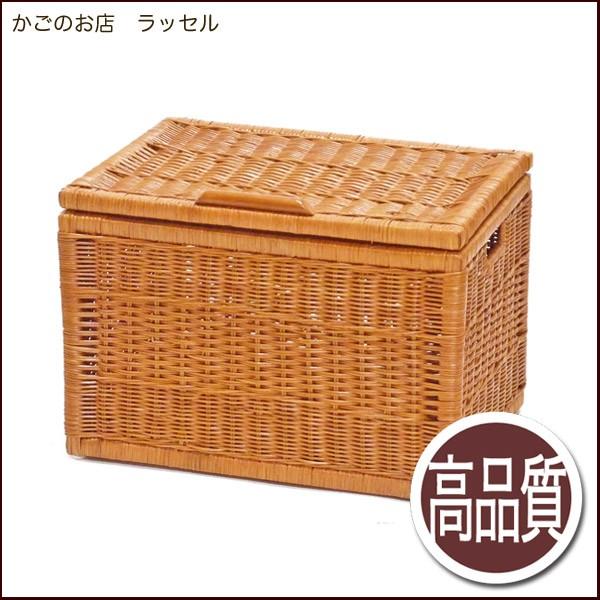 ビッグサイズ 大きい ふた付き 籐かご バスケット おしゃれ 収納カゴ