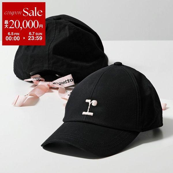 repetto（レペット） ベースボールキャップ Logo cap with ribbon