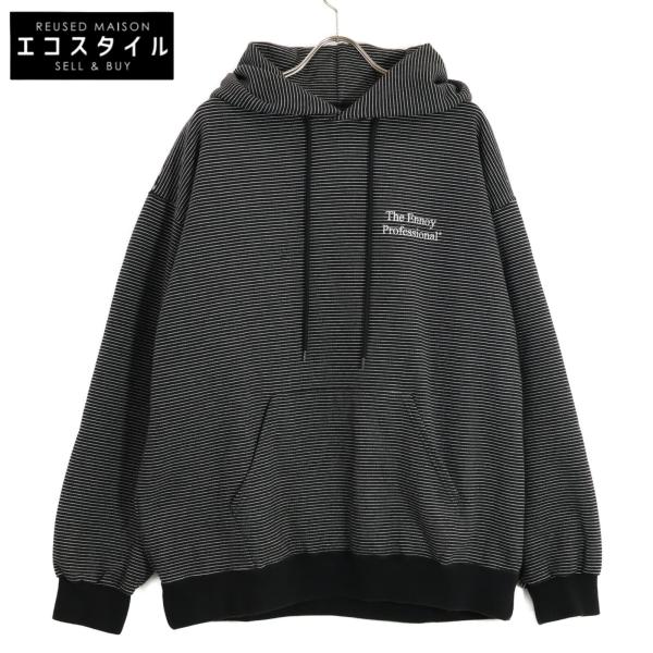 ennoy エンノイ 24AW ブラック Border Hoodie Sweat XL トップス