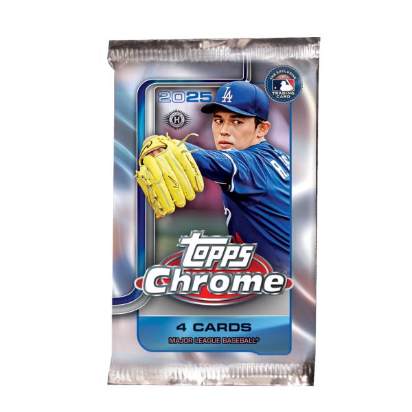 Topps 2025 Topps Chrome Baseball - HOBBY 1 Pack クローム ベース