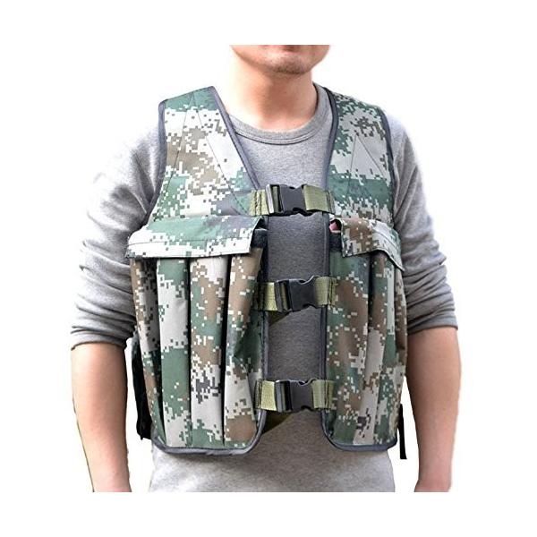パワーウエイトベスト 最大重量約15kg ウエイトジャケット 筋トレ __