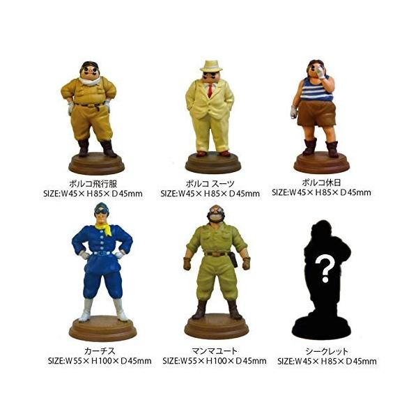 ジブリグッズ 紅の豚 ポーズがいっぱいデラックス ポルコ・ロッソ 6種