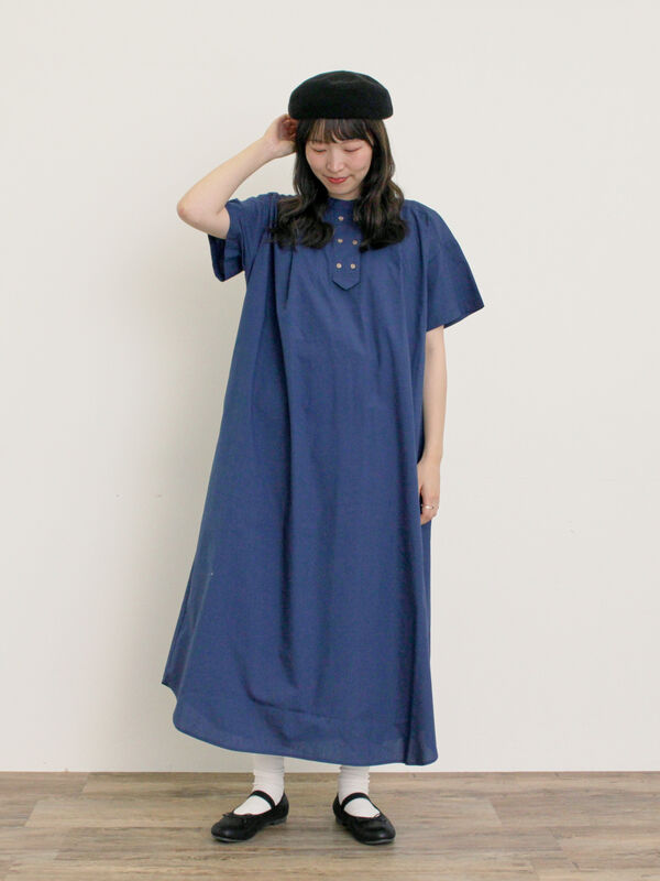 セール】 ◎【S/Mサイズ】ダブルボタンワンピース（オフホワイト