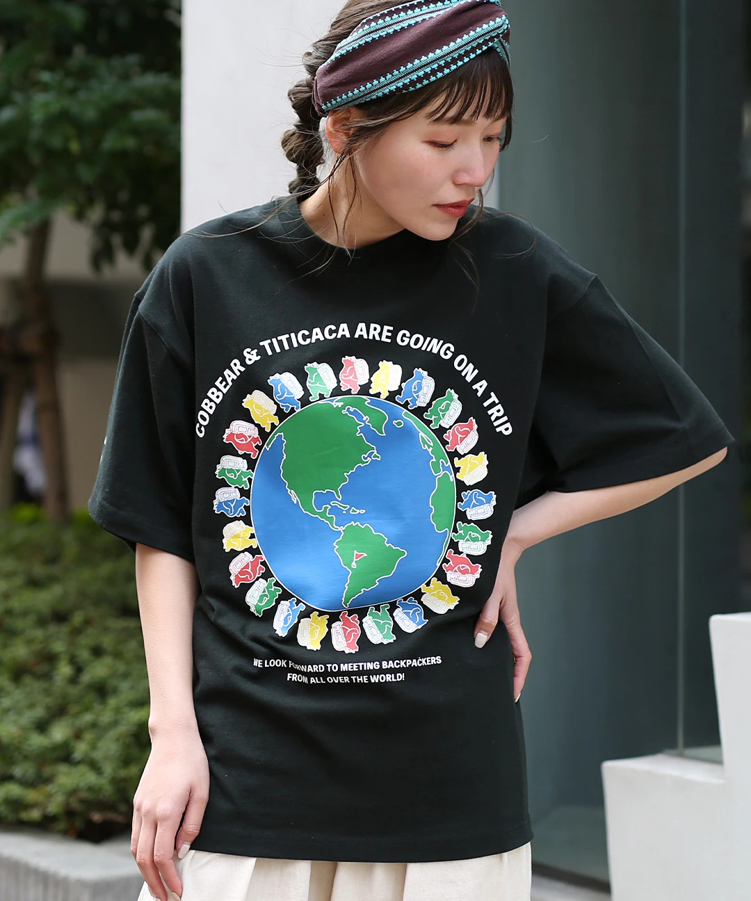 COBMASTER コラボ ワールドサークルベアーTシャツ / Tシャツ