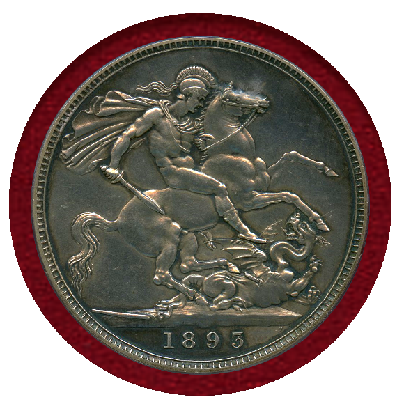 JCC | ジャパンコインキャビネット / イギリス 1893年 クラウン 銀貨