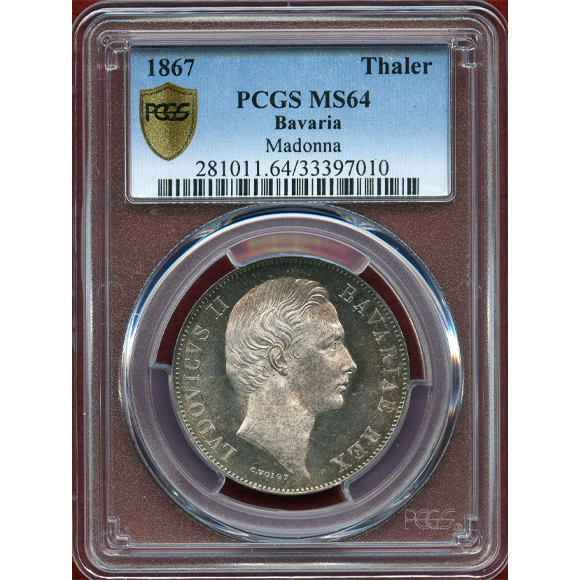 JCC | ジャパンコインキャビネット / 【SOLD】ドイツ バイエルン 1867