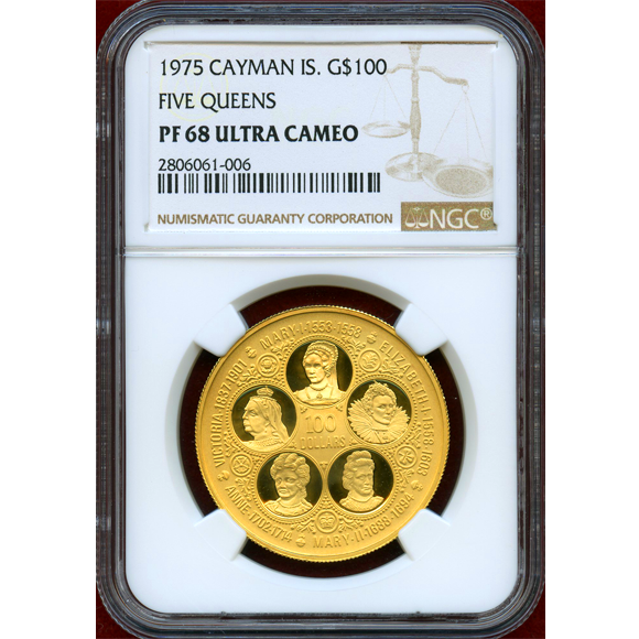 JCC | ジャパンコインキャビネット / ケイマン諸島 1975年 100ドル