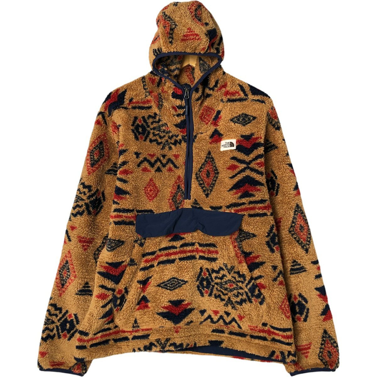 古着 ザノースフェイス THE NORTH FACE 総柄 ネイティブ柄 フリース