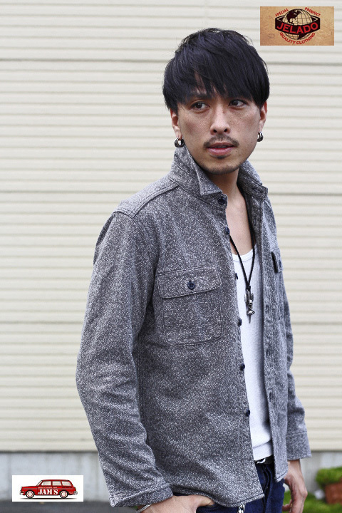 JELADO」 ジェラード ネルシャツ （ショート丈 ） JP94109 [ソルト