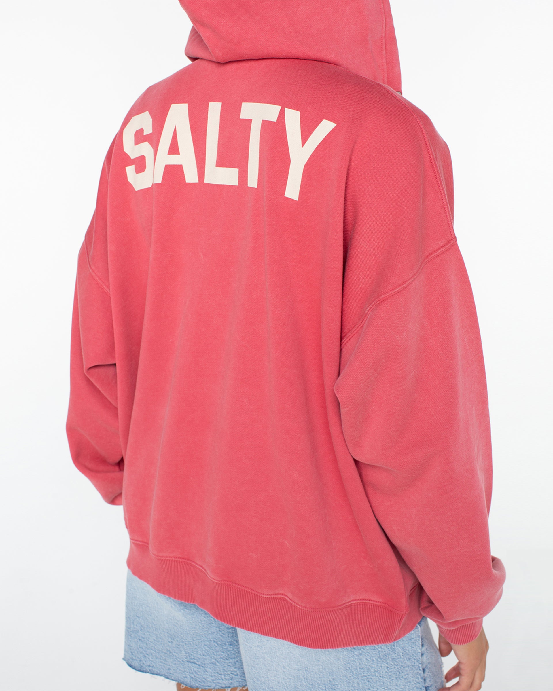 Lineup Oversized Zip-Up Hoodie - Pink – Jack's Surfboards
