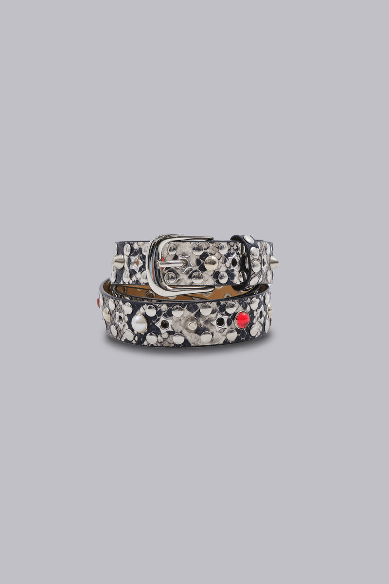 Silver Mamba Belt | Jaded London | Clothing