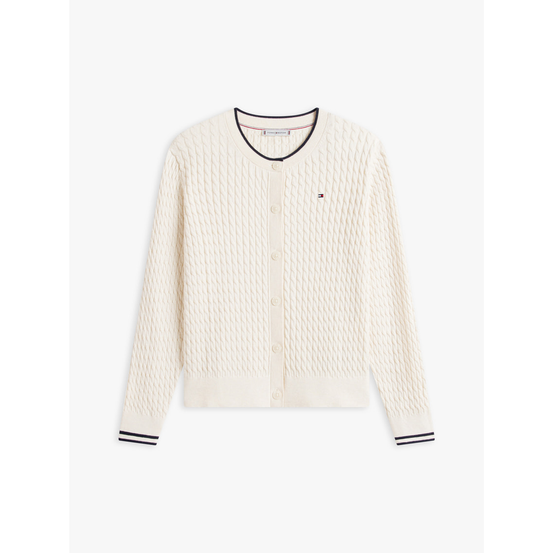 ケーブルクルーネックカーディガン | トミー ヒルフィガー | トミー