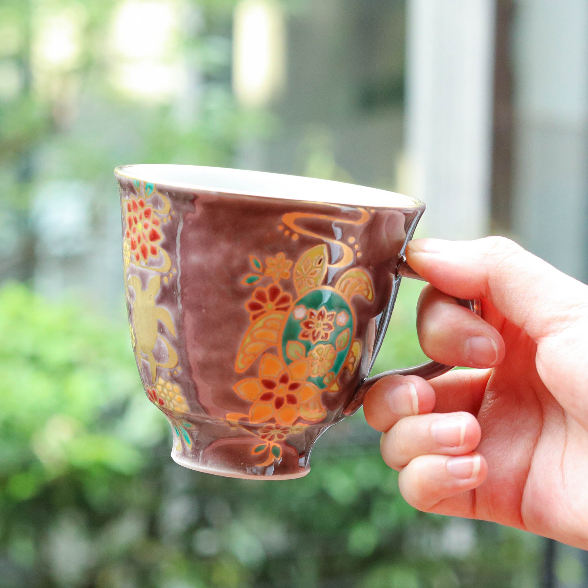 MOTOKO OHMORI フラワーアート マグカップ 新品未使用 MOTOKO OHMORI