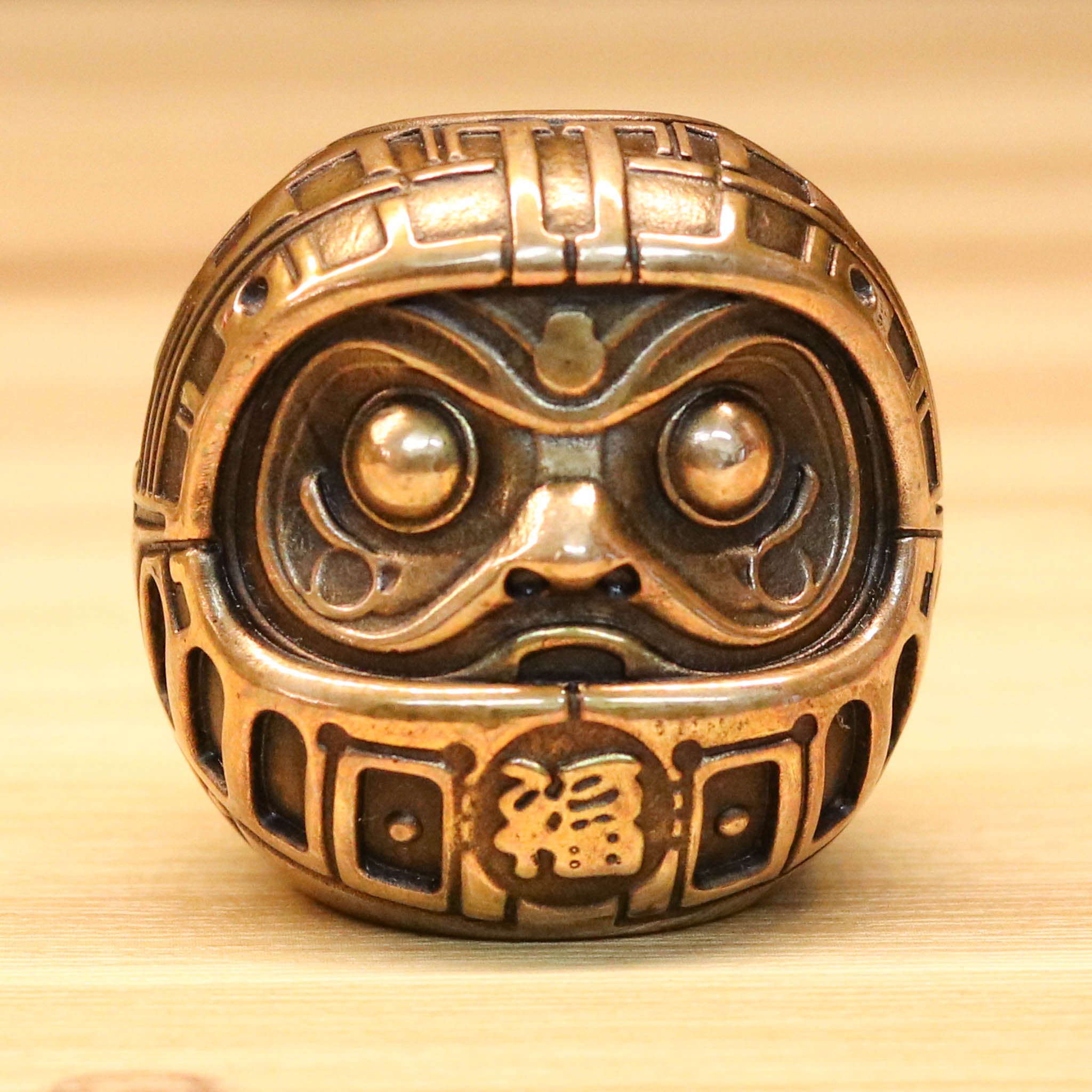 高岡銅器 香立 | 福香 達磨 | ブロンズ S・M | 中村製作所