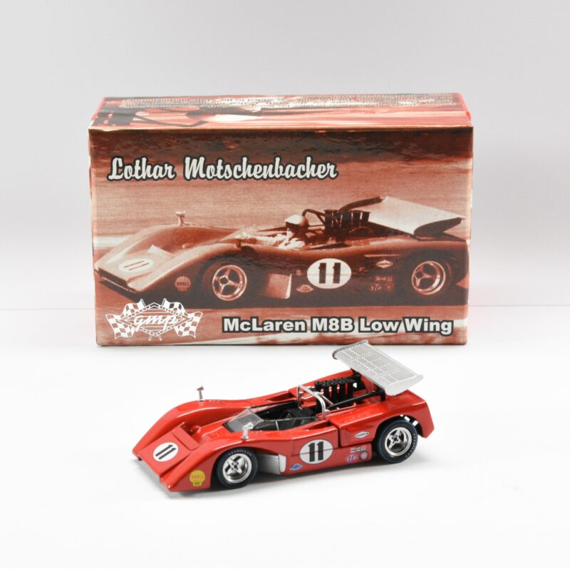1:43 Scale McLaren M8B Low Wing - #11 Lothar Motschenbacker