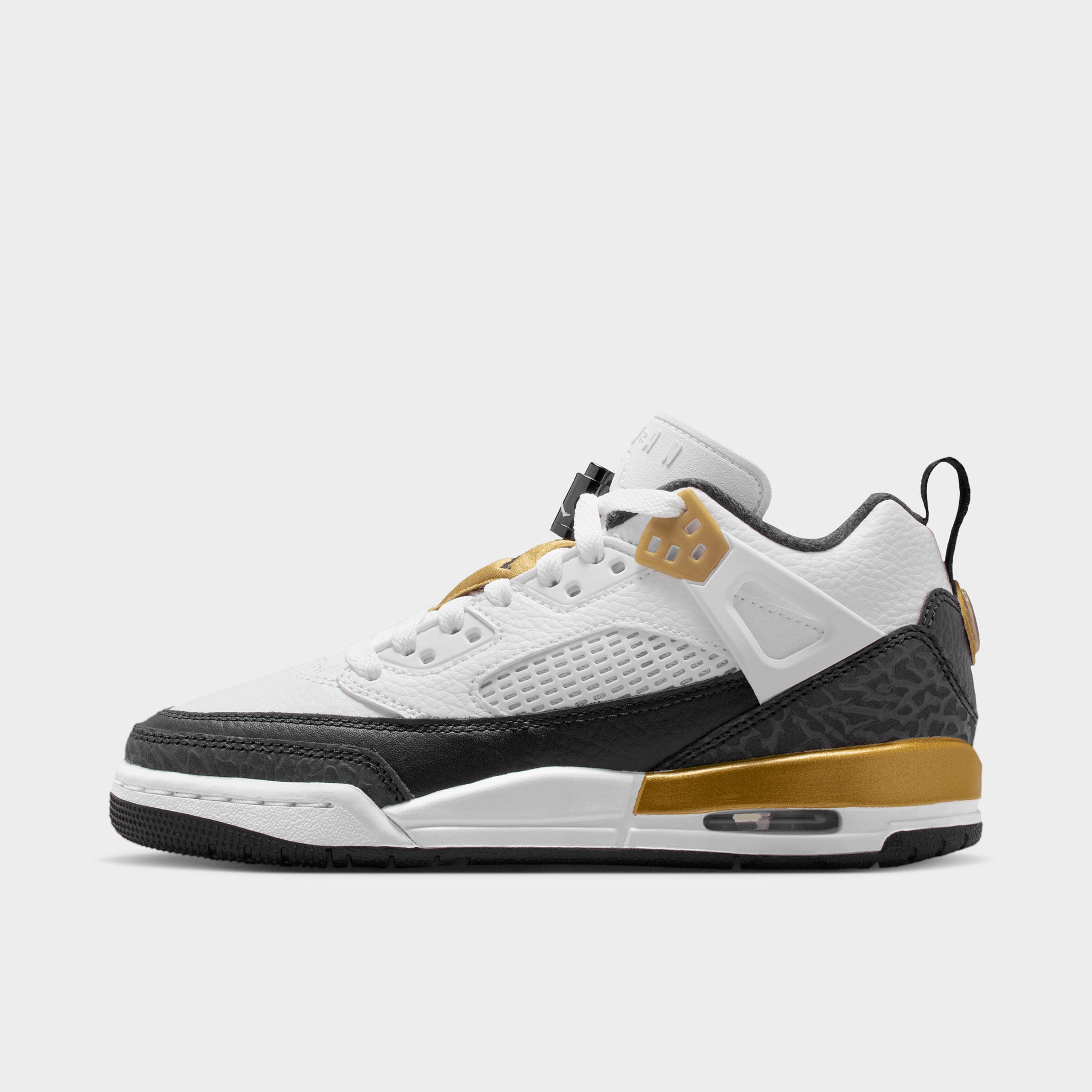 Jordan Spizike Low GS White / Black - Metallic Gold – JD Sports