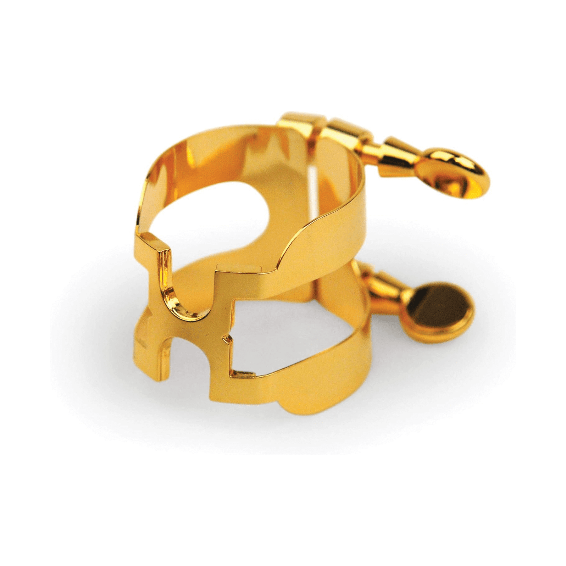 Rico H Ligature for Alto Saxophone w/ Cap - Gold – Jean Paul