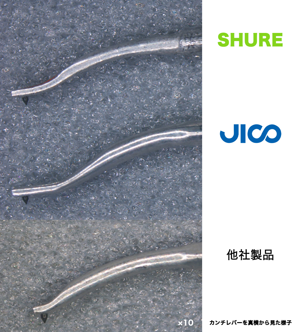 SHURE社製カートリッジの交換針 「N44G」「N44-7」 | JICO 日本精機