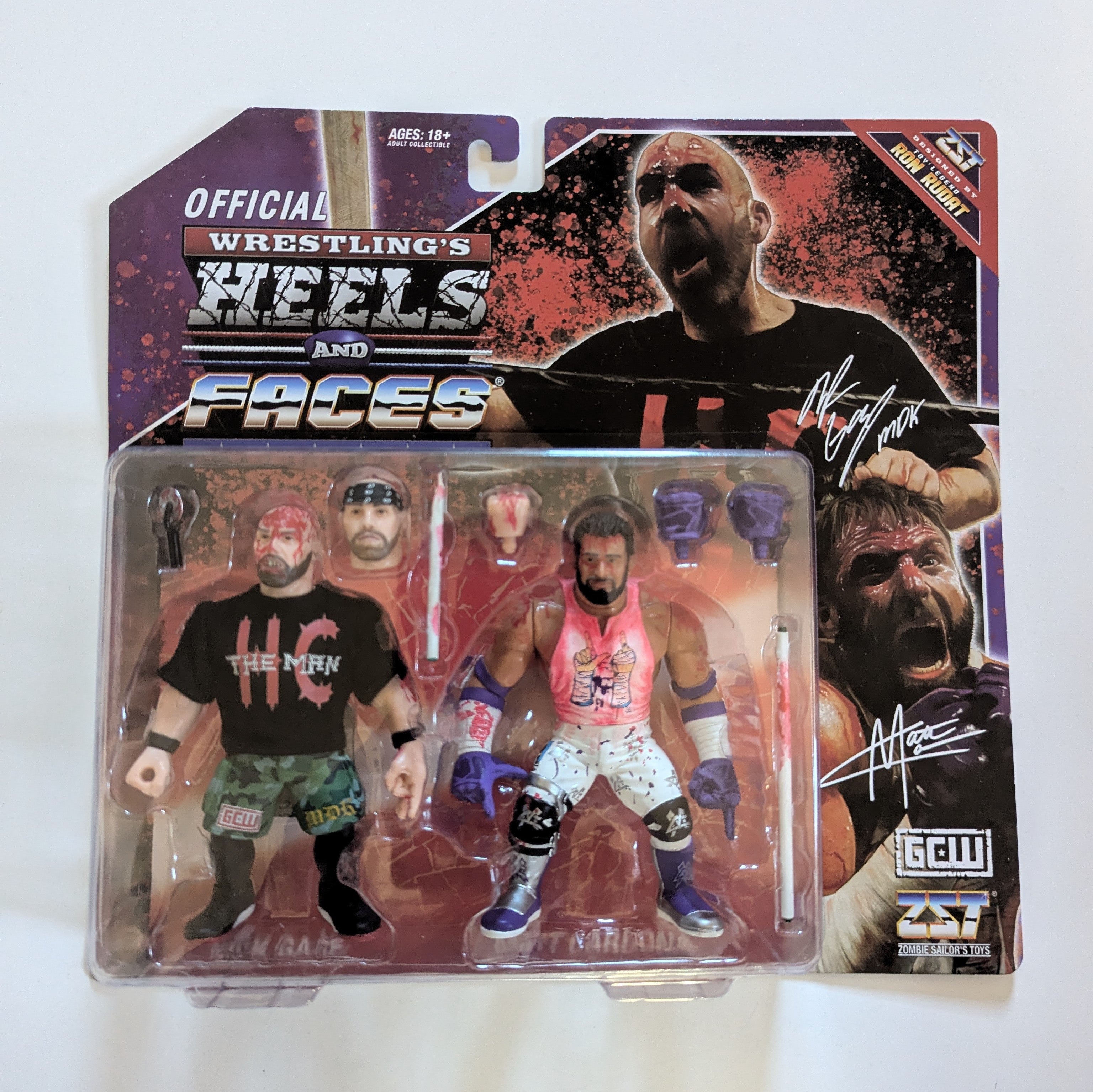 Zombie Sailor Heels & Faces 2-Pack Exclusive Nick Gage vs. Matt