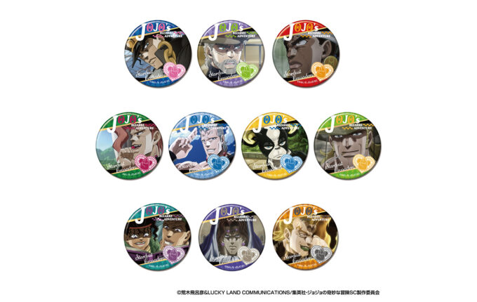 ジョジョの奇妙な冒険 スターダストクルセイダース / CANバッジ