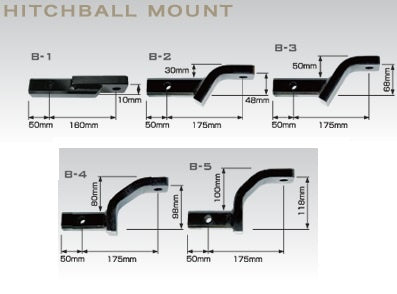 SOREX ヒッチ ボールマウント / スチール 角タイプ 専用 / ソレックス