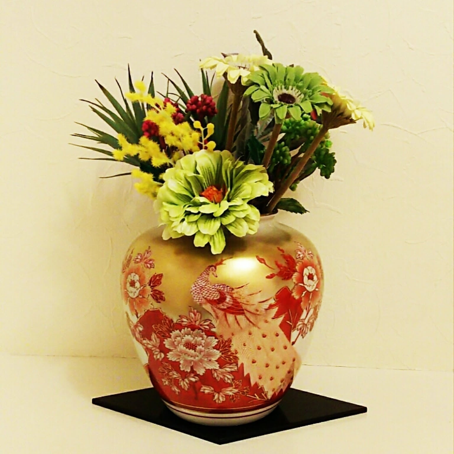 Kutani Japanese Flower Vase| Trditional Japanese Pottery – tagged