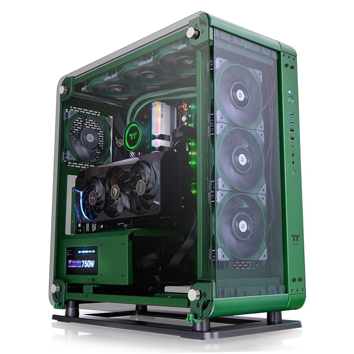 ThermaltakeThermaltake Core P6 Tempered Glass Racing Green Mid