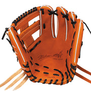 硬式用 Wilson Staff DUAL 内野手用 D5型 - Tオレンジ by Wilson Japan