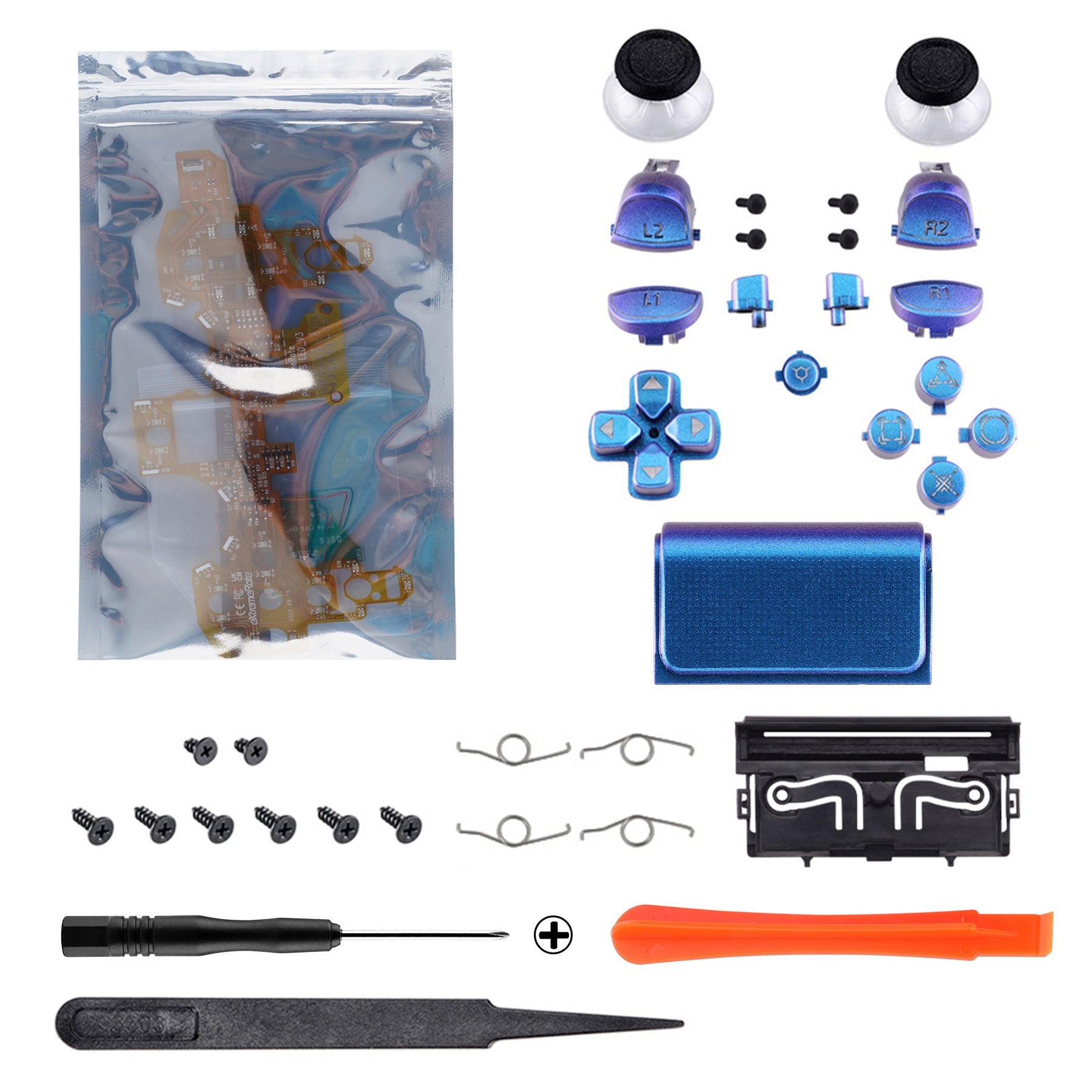 キングダム デッキ調整パーツ赤青黄 4コン SRセミコンプ キングダム