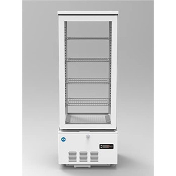 業務用 4面ガラス冷蔵ショーケース(片面扉) ジェーシーエム 冷凍/冷蔵
