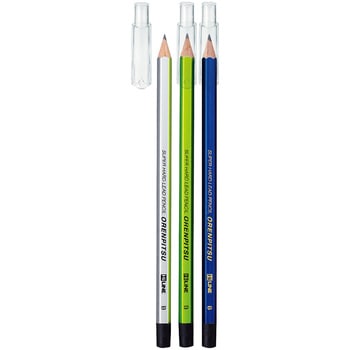 PA003 オレンピツ B 3本セット クツワ マークシート用 芯色:黒