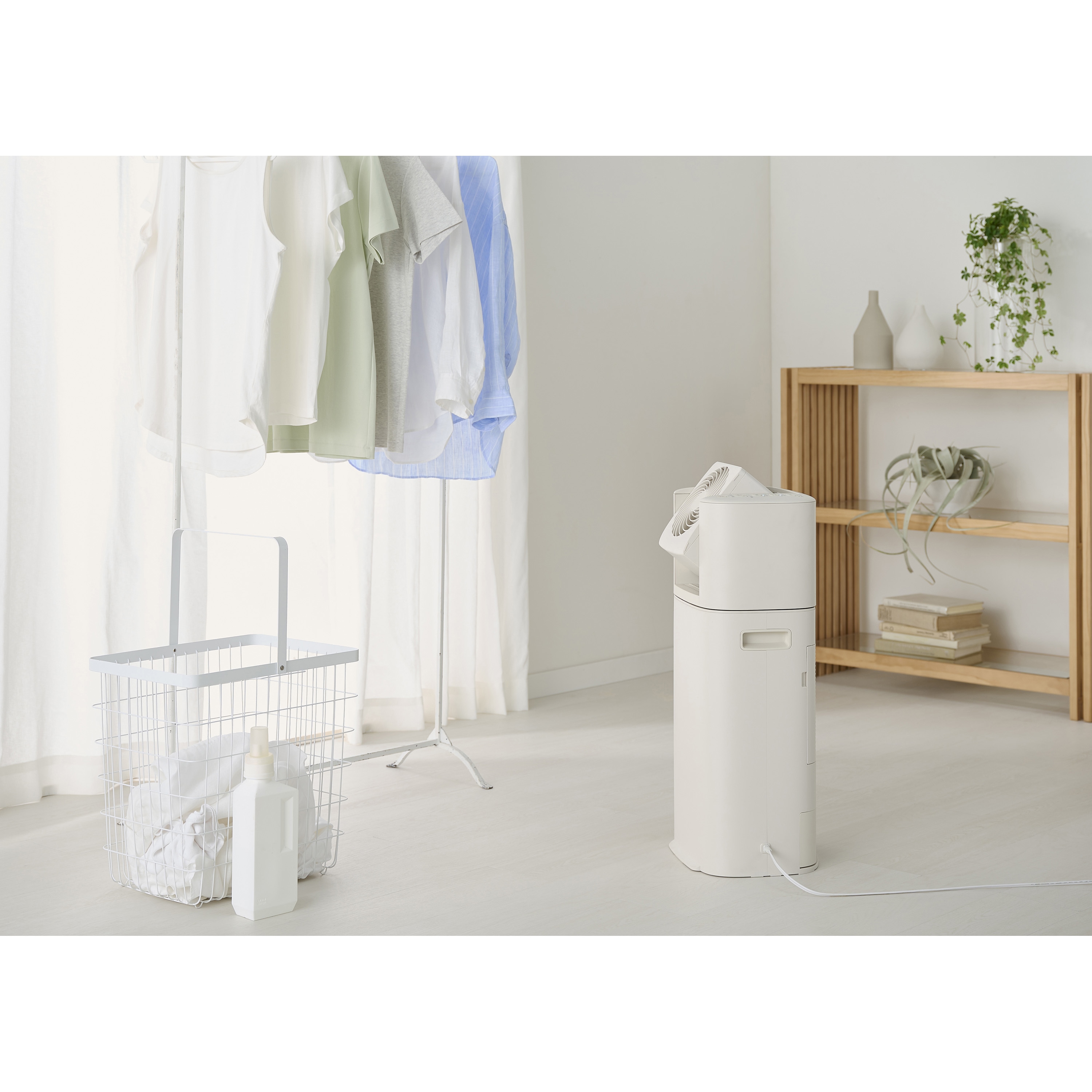 IJDC-P60-C サーキュレーター付き衣類乾燥除湿機 5.8L/日 アイリス