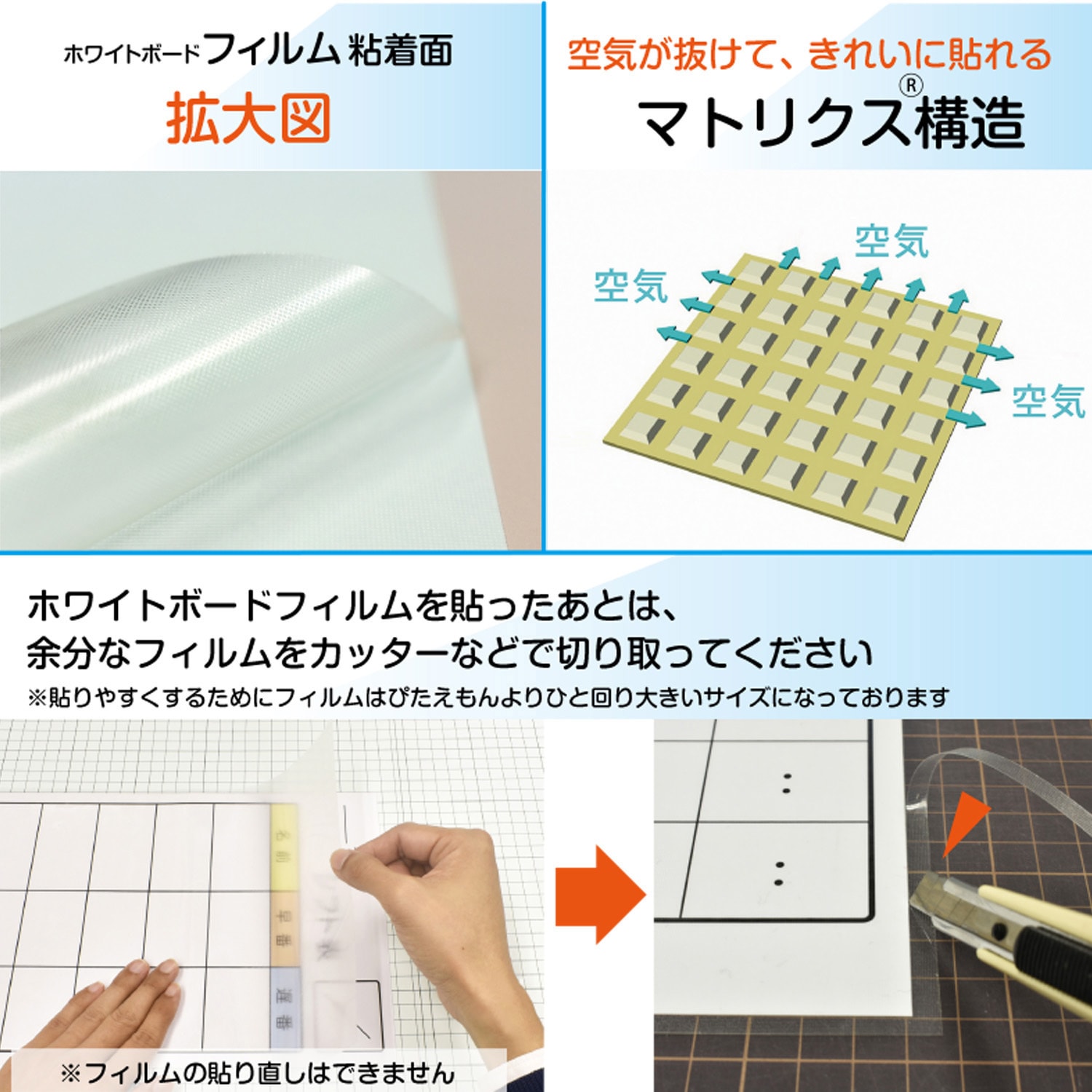 MSPLWH-A3 ぴたえもんレーザーホワイトボードキット MagX(マグエックス