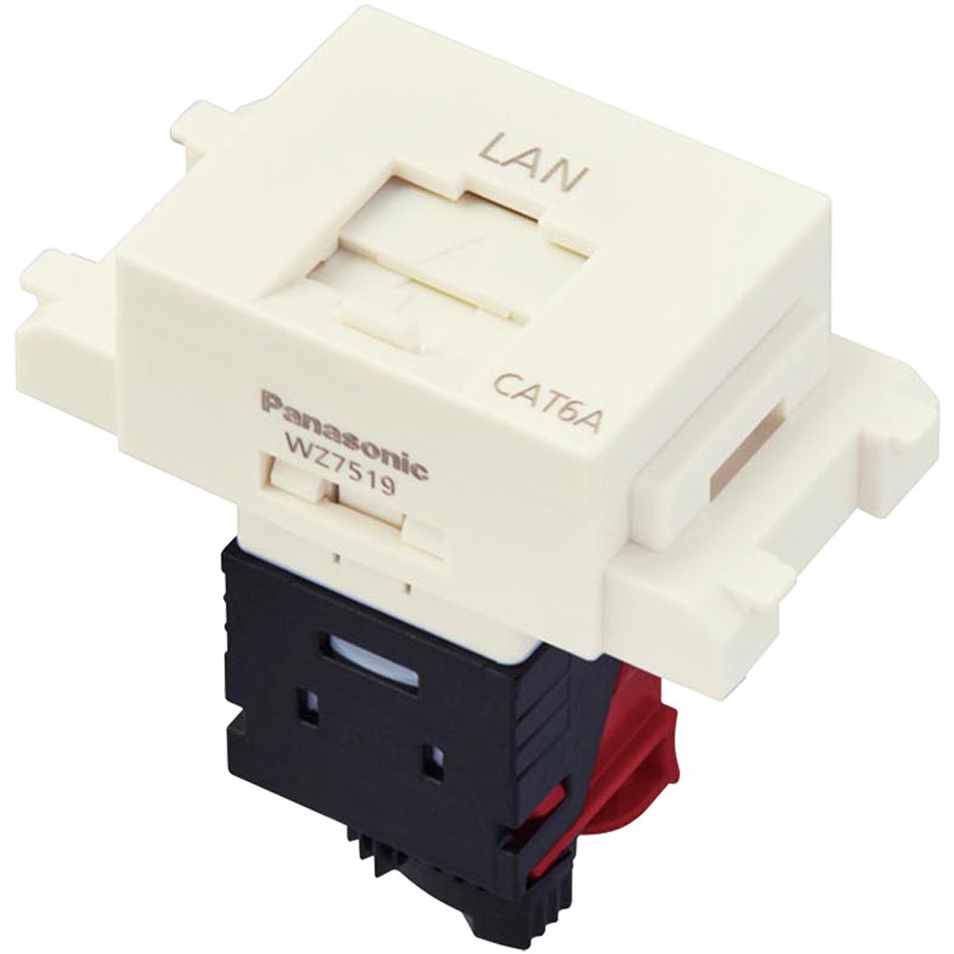 WZ7519 情報モジュラジャック 組立 CAT6A Panasonic(パナソニック) 1個