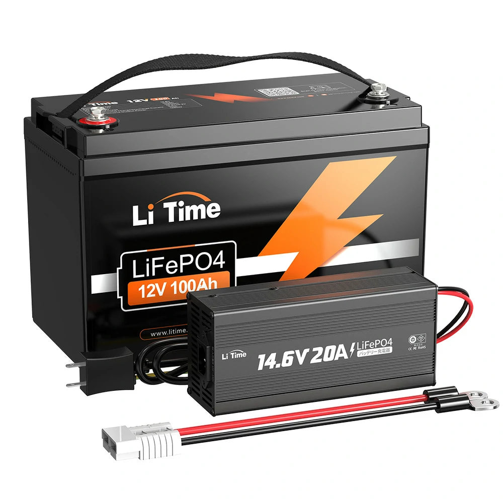LiTime 12V100Ahリン酸鉄リチウムイオンバッテリー | LiFePO4 – LiTime-JP