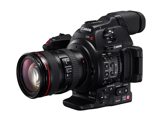 キヤノンのHDビデオカメラ「EOS C100 Mark II」レンズキットの発売日が
