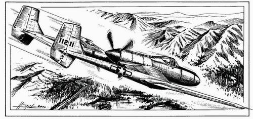 Vultee XP-54 Swoose Goose Planet Models 072